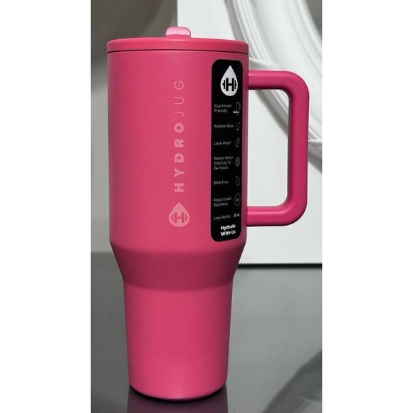 HydroJug 32oz Traveler, SALMON - Picture 2 of 5